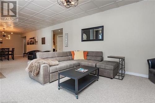 Lower Level - Living Room - 155 West Peninsula Road, North Bay, ON - Indoor Photo Showing Living Room