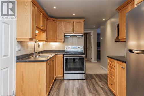 Lower Level - Kitchen - 155 West Peninsula Road, North Bay, ON - Indoor Photo Showing Kitchen With Double Sink