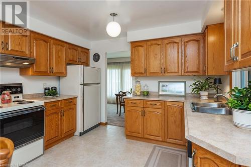 1740 Cassells Street, North Bay, ON - Indoor Photo Showing Kitchen With Double Sink