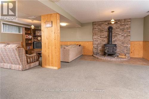 2740 South Grimsby #18 Road, Grimsby, ON - Indoor With Fireplace