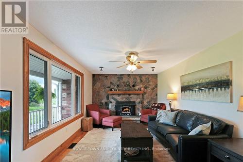953 Lilac Road, Kawartha Lakes, ON - Indoor Photo Showing Living Room With Fireplace
