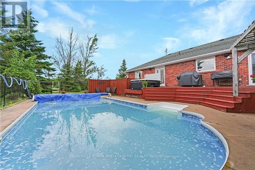 953 Lilac Road, Kawartha Lakes, ON - Outdoor With In Ground Pool With Deck Patio Veranda