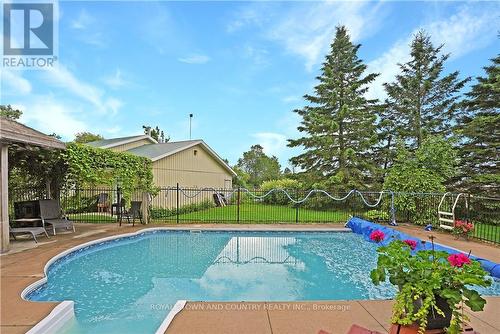 953 Lilac Road, Kawartha Lakes, ON - Outdoor With In Ground Pool With Backyard