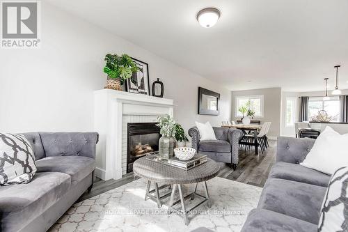 1 Timberland Crescent, Wasaga Beach, ON - Indoor Photo Showing Living Room With Fireplace