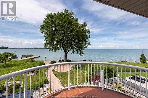 10960 Riverside Drive East, Windsor, ON - Outdoor With Body Of Water With Deck Patio Veranda With View