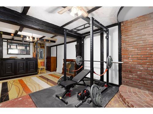 485 Halpin Street, Kimberley, BC - Indoor Photo Showing Gym Room