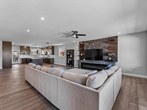 11902 La Costa Lane, Osoyoos, BC - Indoor Photo Showing Living Room With Fireplace