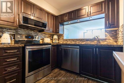 1206 - 330 Rathburn Road W, Mississauga (Creditview), ON - Indoor Photo Showing Kitchen With Stainless Steel Kitchen With Upgraded Kitchen