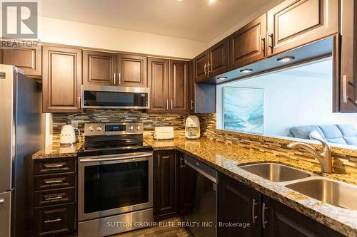 1206 - 330 Rathburn Road W, Mississauga (Creditview), ON - Indoor Photo Showing Kitchen With Stainless Steel Kitchen With Double Sink