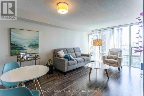 1206 - 330 Rathburn Road W, Mississauga (Creditview), ON - Indoor Photo Showing Living Room