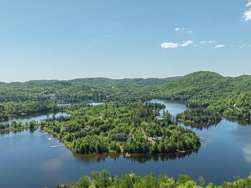 Photo aÃ©rienne - 1386 Mtée Du Val-De-Loire, Saint-Adolphe-D'Howard, QC - Outdoor With Body Of Water With View