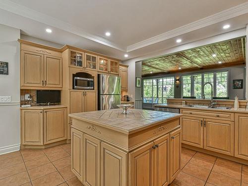 Cuisine - 1386 Mtée Du Val-De-Loire, Saint-Adolphe-D'Howard, QC - Indoor Photo Showing Kitchen With Double Sink