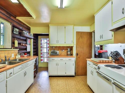 Cuisine - 477 Ch. Des Critiques, Montebello, QC - Indoor Photo Showing Kitchen With Double Sink