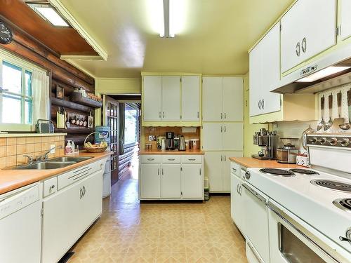 Kitchen - 477 Ch. Des Critiques, Montebello, QC - Indoor Photo Showing Kitchen With Double Sink