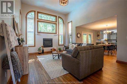 4 Briardene, Chatham, ON - Indoor Photo Showing Living Room With Fireplace