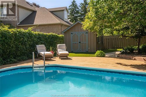 4 Briardene, Chatham, ON - Outdoor With In Ground Pool With Backyard