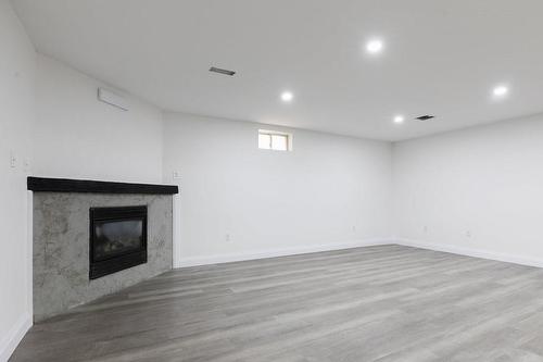 62 Amore Boulevard, Hamilton, ON - Indoor Photo Showing Basement With Fireplace