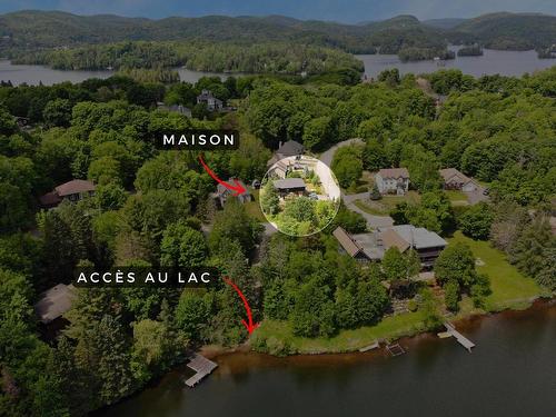 Aerial photo - 180 Av. Nantel, Sainte-Agathe-Des-Monts, QC - Outdoor With Body Of Water With View