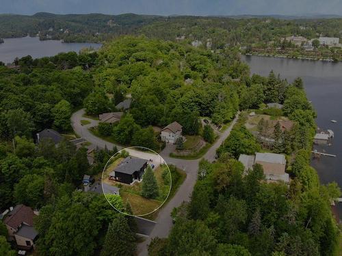 Aerial photo - 180 Av. Nantel, Sainte-Agathe-Des-Monts, QC - Outdoor With Body Of Water With View