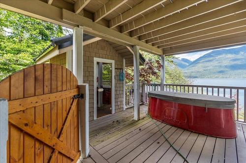 4238 Woodbury Village Road, Kaslo, BC - Outdoor With Deck Patio Veranda With Exterior