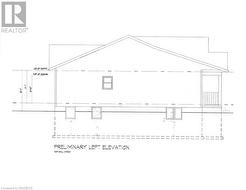 Left side elevation - 