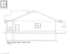 Right side elevation - 