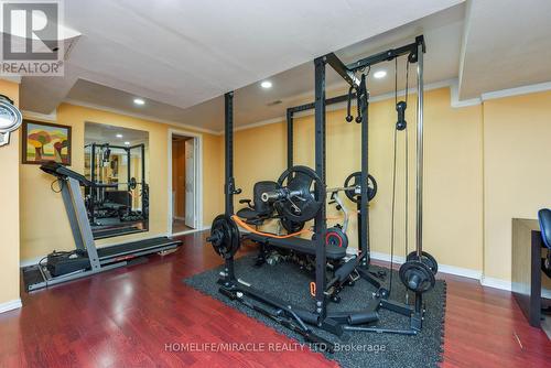 38 Mint Leaf Boulevard, Brampton, ON - Indoor Photo Showing Gym Room