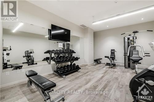 1407 - 101 Queen Street, Ottawa, ON - Indoor Photo Showing Gym Room