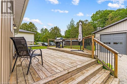 805 Mcnaughton Street, South Bruce Peninsula, ON - Outdoor With Deck Patio Veranda With Exterior