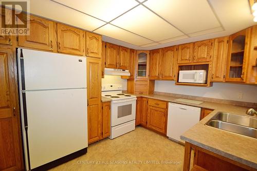 257 Hastings Street N, Bancroft, ON - Indoor Photo Showing Kitchen With Double Sink