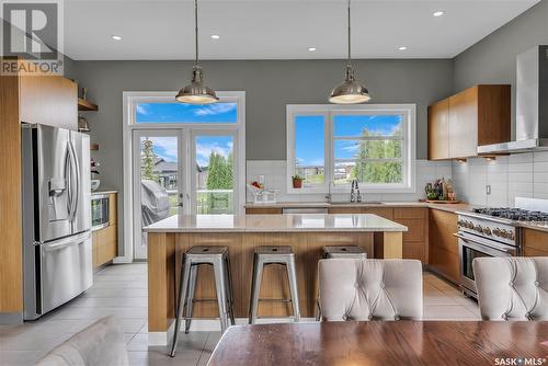 311 Pohorecky Street, Saskatoon, SK - Indoor Photo Showing Kitchen With Stainless Steel Kitchen With Upgraded Kitchen