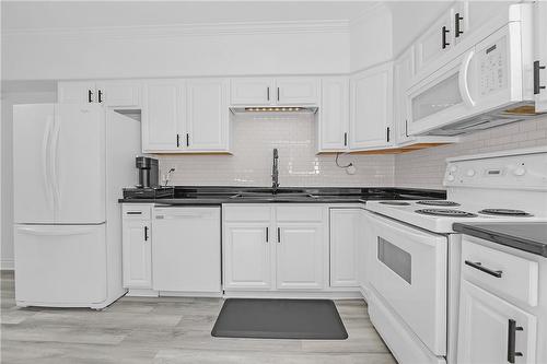 256 Wellington Street N, Hamilton, ON - Indoor Photo Showing Kitchen With Double Sink