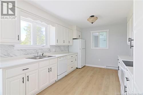 298 Route 105, Maugerville, NB - Indoor Photo Showing Kitchen With Double Sink