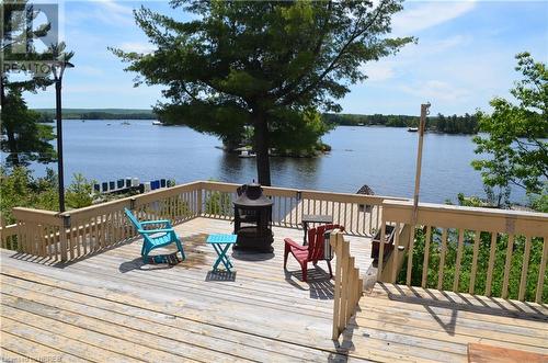 77 Rockview Road, Callander, ON - Outdoor With Body Of Water With Deck Patio Veranda With View