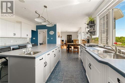 54 P'Tit Barachois, Grand-Barachois, NB - Indoor Photo Showing Kitchen With Double Sink