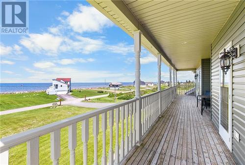 54 P'Tit Barachois, Grand-Barachois, NB - Outdoor With Balcony With View With Exterior