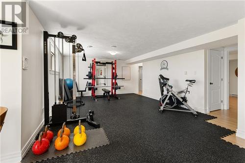 54 P'Tit Barachois, Grand-Barachois, NB - Indoor Photo Showing Gym Room