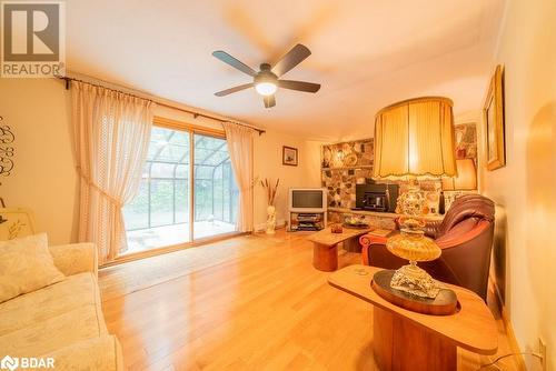 17100 Highway 41, Cloyne, ON - Indoor Photo Showing Living Room With Fireplace