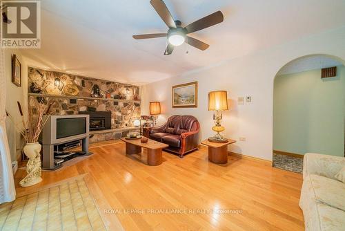 17100 Highway 41, Addington Highlands, ON - Indoor Photo Showing Living Room With Fireplace