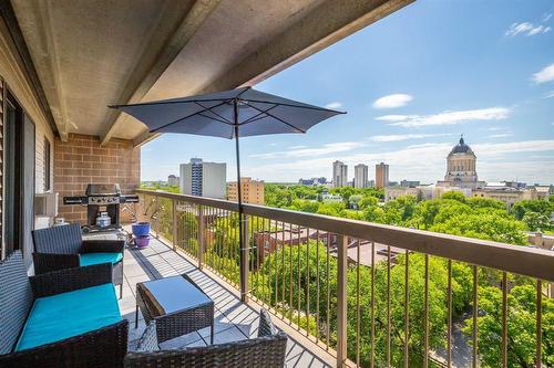 1006 77 Edmonton Street, Winnipeg, MB - Outdoor With Balcony With View With Exterior