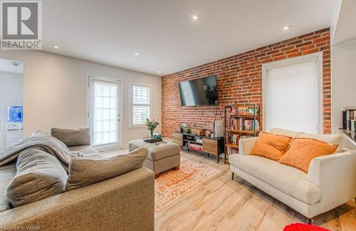 1000 Asleton Boulevard Unit# 73, Milton, ON - Indoor Photo Showing Living Room With Fireplace