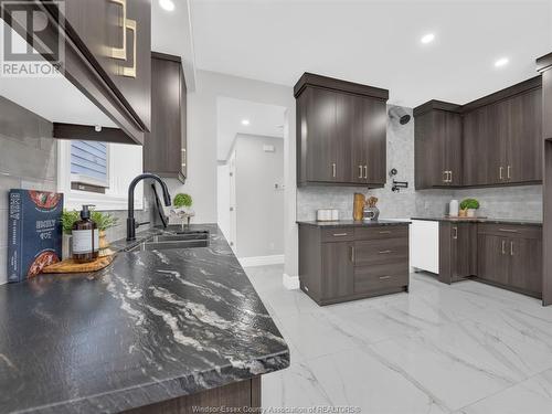 485 Church Street, Windsor, ON - Indoor Photo Showing Kitchen With Double Sink