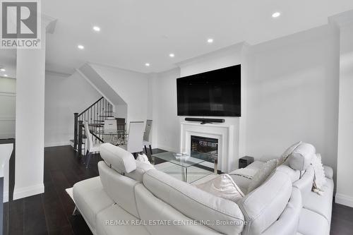 245 Inspire Boulevard, Brampton (Sandringham-Wellington North), ON - Indoor Photo Showing Living Room With Fireplace