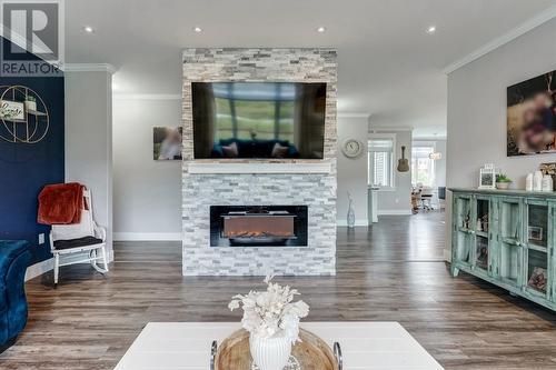 91 Noseworthy'S Road, Bryant'S Cove, NL - Indoor Photo Showing Living Room With Fireplace
