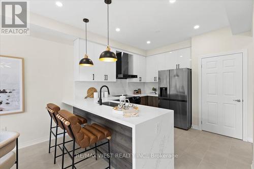 23 Ed Ewert Avenue, Clarington, ON - Indoor Photo Showing Kitchen With Upgraded Kitchen