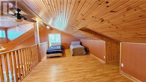 2nd level loft serves as sleeping quarters - 130 South Shore Road, Northern Bruce Peninsula, ON - Indoor Photo Showing Other Room