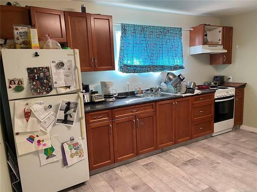 4931 Bruce St, Port Alberni, BC - Indoor Photo Showing Kitchen With Double Sink