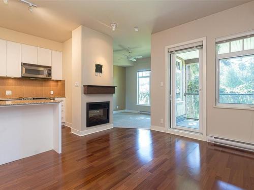 308-1375 Bear Mountain Pkwy, Langford, BC - Indoor With Fireplace