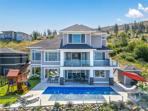 5590 Trestle Ridge Court, Kelowna, BC - Outdoor With In Ground Pool With Deck Patio Veranda