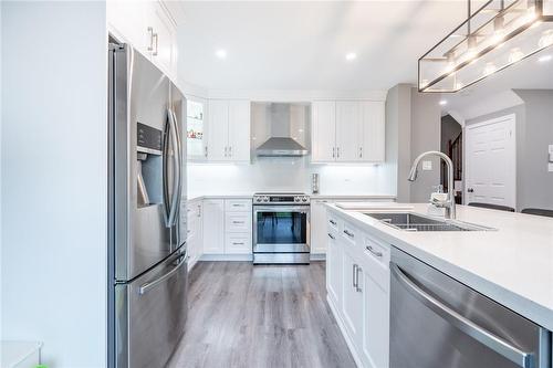 56 Whitwell Way, Binbrook, ON - Indoor Photo Showing Kitchen With Double Sink With Upgraded Kitchen